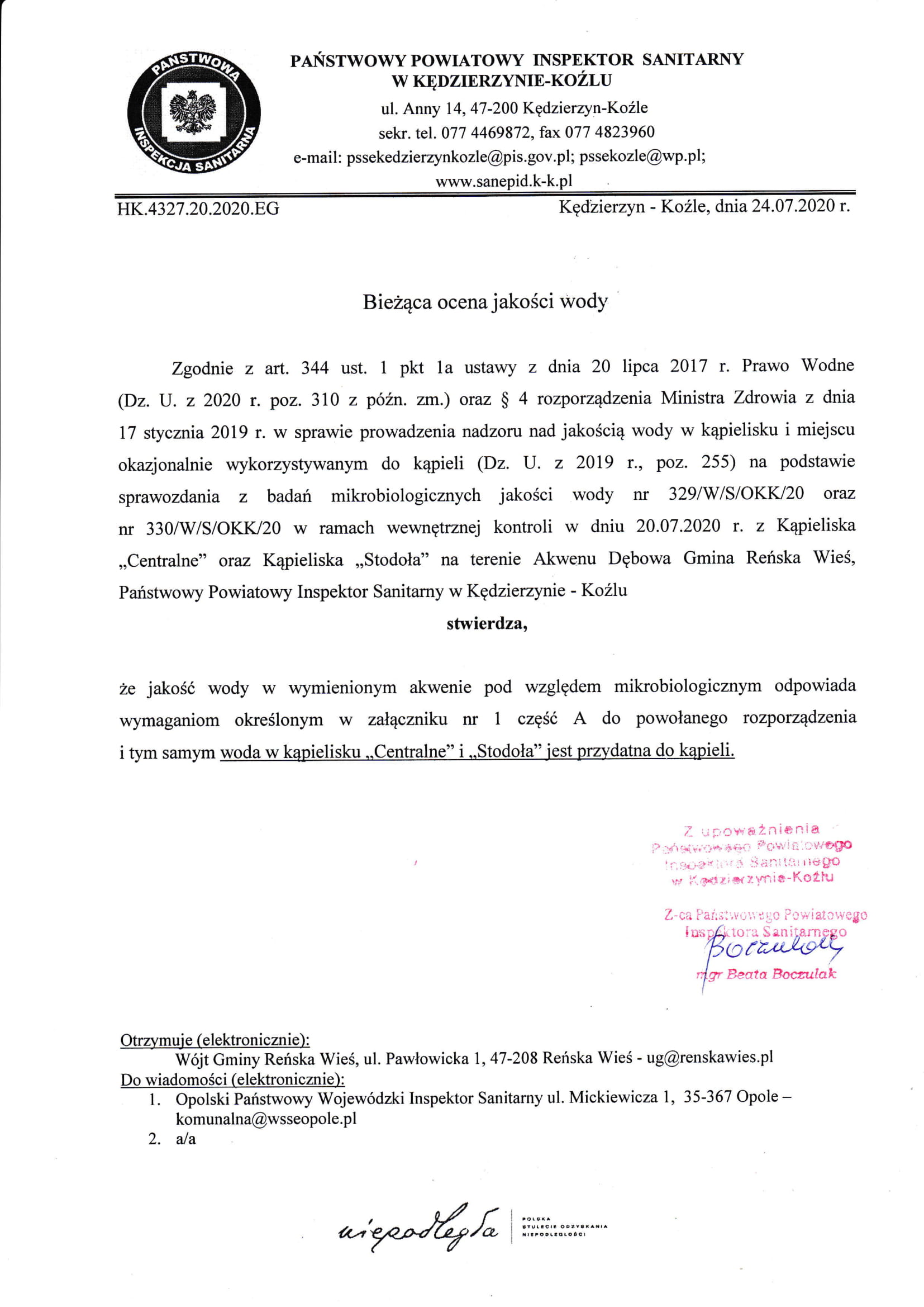 2020.07.27 biezada ocena wody