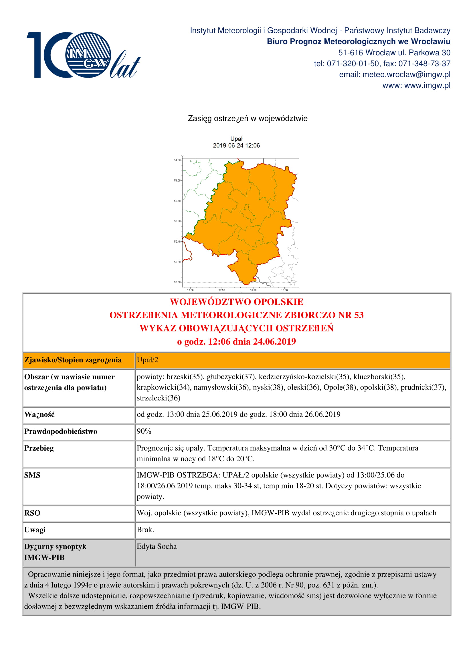 2019.06.24 meteo upal 25 czerwca