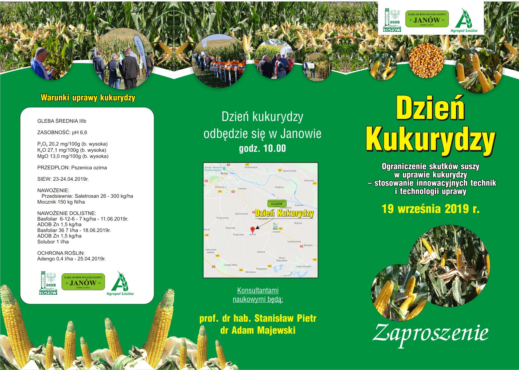 zaproszenie-kukurydza-2019 oodr osiw